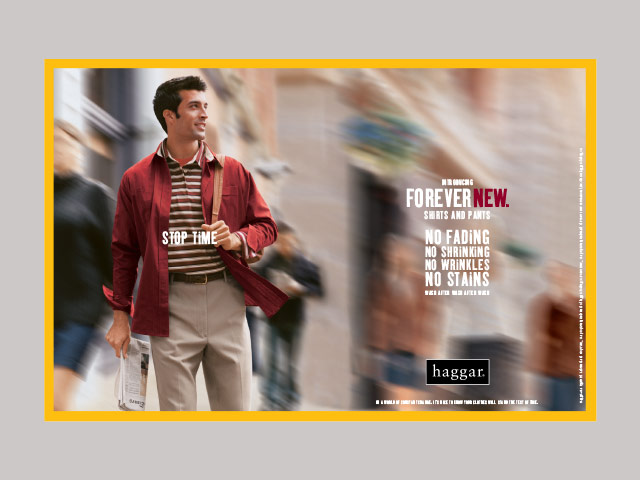 Haggar Clothing Company National Advertising