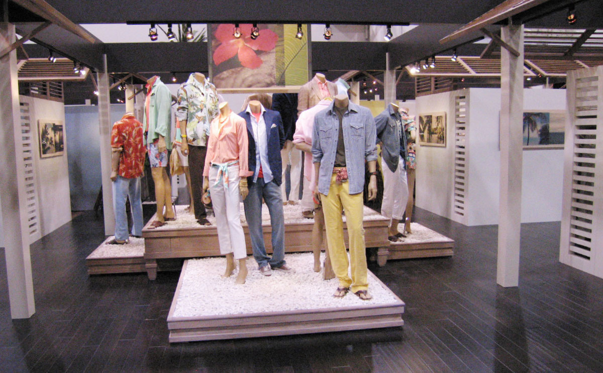 Tommy Bahama Trade Show Environment