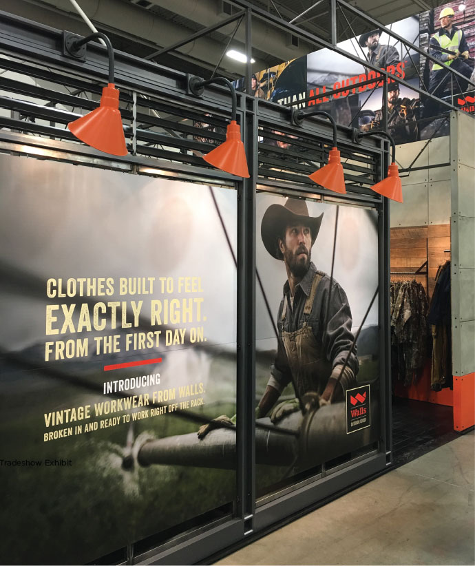 Walls Brands Outdoor Goods Trade Show Environment