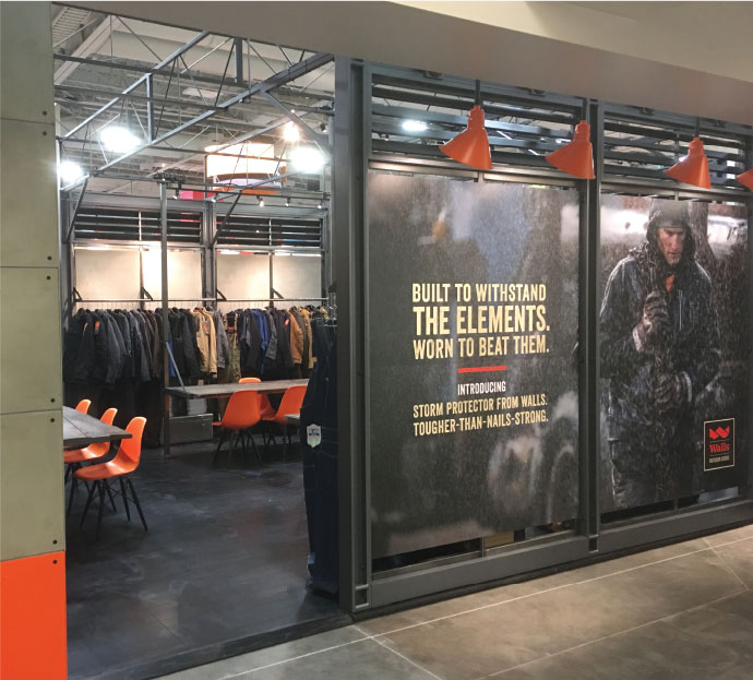 Walls Brands Outdoor Goods Trade Show Environment